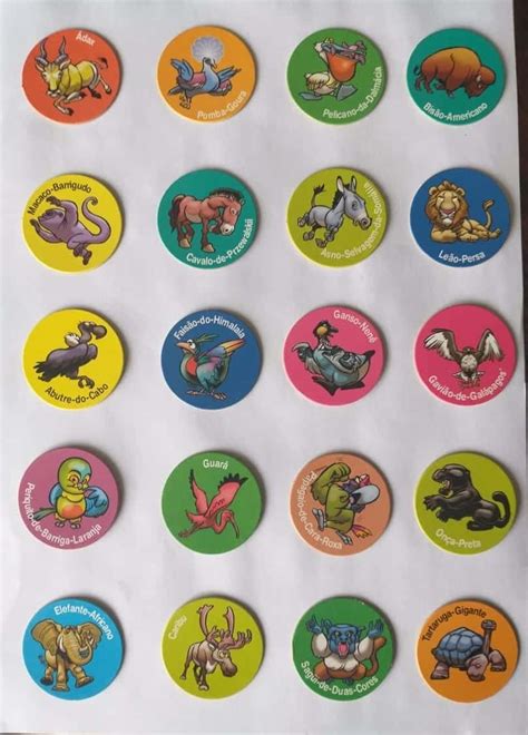 Tazos Ping Pong Cole O Completa Zaps Da Cole O De Animais Em