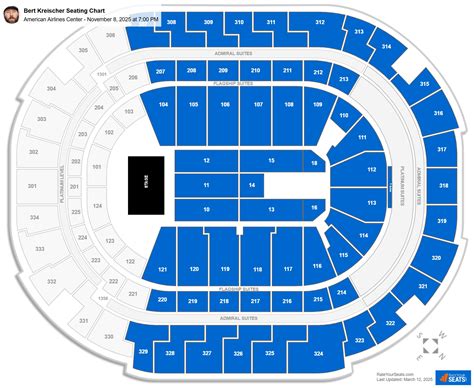 A seating guide for the aa center dallas concert series 15