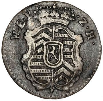 1 Heller Wilhelm IX County of Hanau Münzenberg Numista