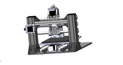 三轴移动平台三维模型solidworks20版可编辑c24429 艺图网