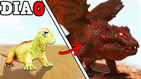 Sobrevivi O Menor E Mais Fraco Dinossauro Do Ark Por Dias E