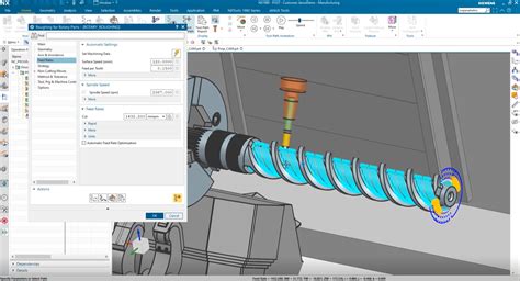 NX CAM Tutorial Create Turn Mill Operations With Rotary Roughing