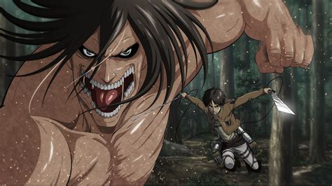 Shingeki no Kyojin Eren and his Titan Fond d écran HD Arrière Plan