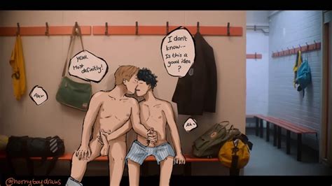 Rule 34 2boys Charlie Spring Handjob Heartstopper Kissing Locker Room Male Only Mutual