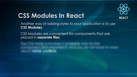 SOLUTION Styling Components Midules In Reactjs Studypool