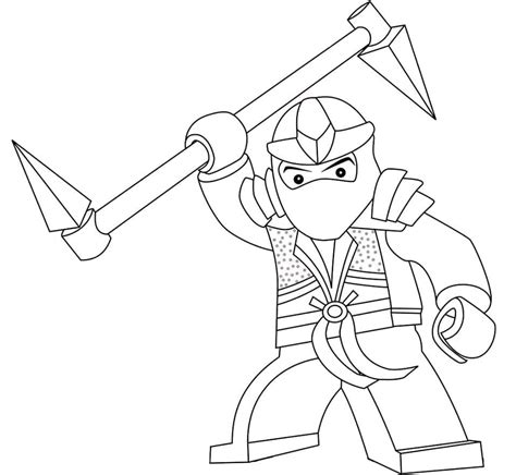 Coloriage Ninjago Lloyd télécharger et imprimer gratuit sur