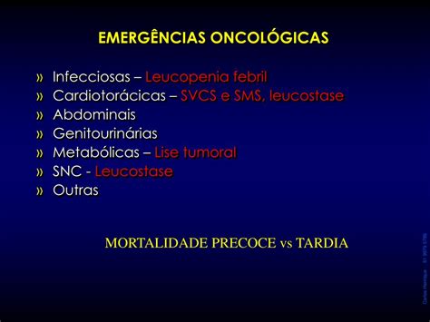 Ppt Emerg Ncias Em Oncologia Pediatrica Powerpoint Presentation Free