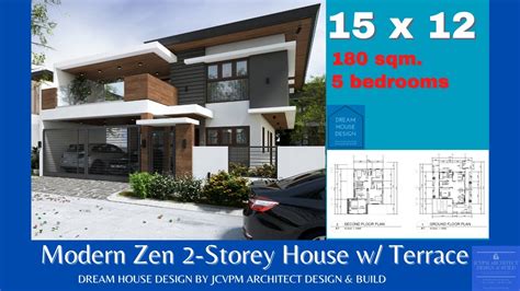 M X M Lot Area Storey Modern Zen House Youtube