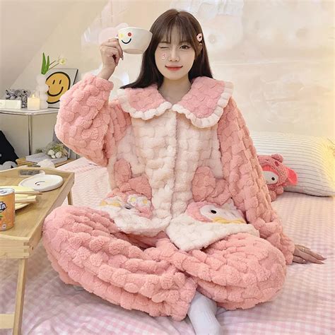 Sanrio Clothing Cinnamo Roll Sanrio Pajamas Kuromi Sleepwear My Melody