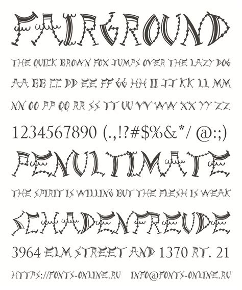 Fairground Font