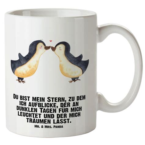 Mr And Mrs Panda Tasse Pinguin Liebe Weiß Geschenk Xl Tasse