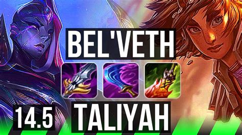 BEL VETH Vs TALIYAH JNG Rank 5 Bel Veth 7 Solo Kills Legendary