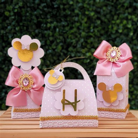 Kit Minnie Rosa Luxo 30 Peças Elo7 Produtos Especiais