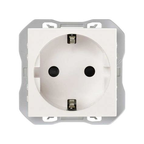 Simon Base De Enchufe Schuko Blanco