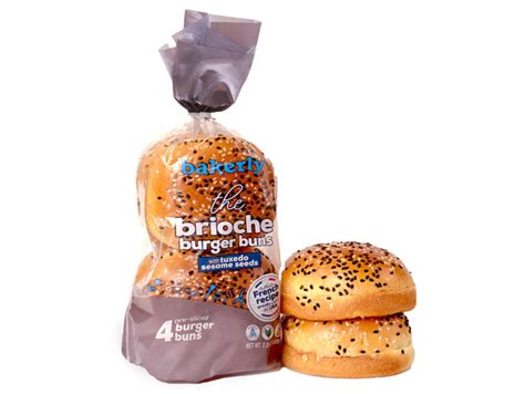 Introducing The Brioche Burger Bun With Tuxedo Sesame Seeds Available