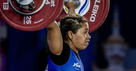 Iwf World Cup Weightlifting Bindyarani Devi Wins Bronze Medal