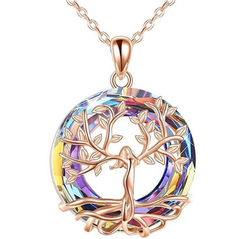 Pendentif Femme Arbre De Vie Abstrait L Arbre Magique