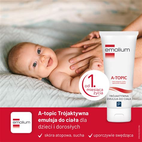 Emolium A Topic trójaktywna emulsja do ciała 200 ml