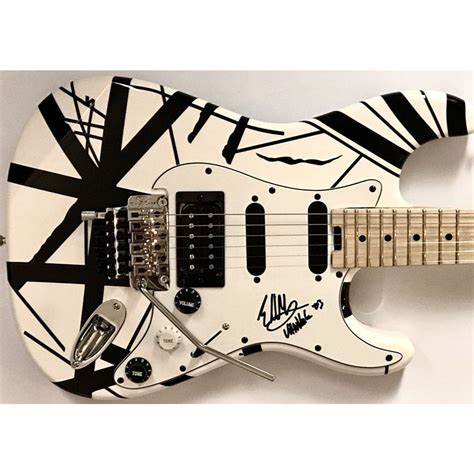 Van Halen Eddie Van Halen Signed EVH Striped Series Guitar w/JSA LOA - – MusicGoldmine.com