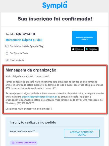 Saiba como personalizar o e mail de confirmação de compra do seu