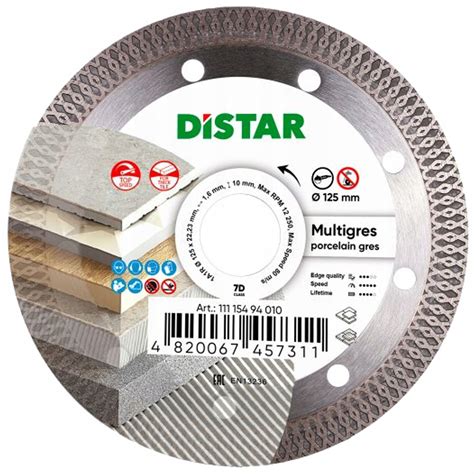 Tarcza Diamentowa Do Gresu Mm Distar Multigres Tarcza