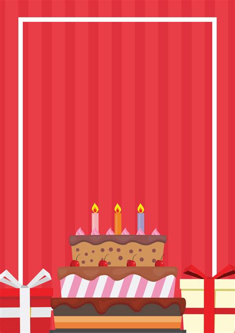 Happy Birthday Border Templates Free