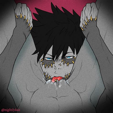 Rule 34 1boy Ambiguous Gender Artist Name Black Hair Burn Scar Cunnilingus Dabi Eating Pussy