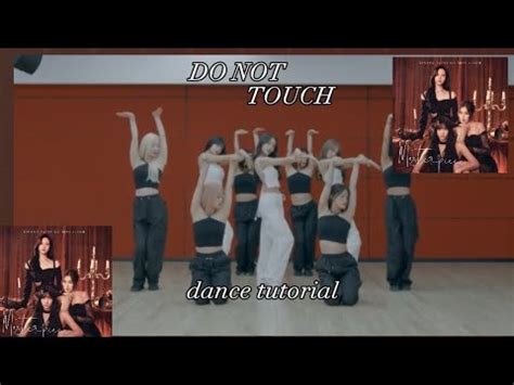 Do Not Touch Misamo DANCE TUTORIAL SLOW YouTube