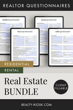 Design Templates Client Consultation Form Bundle Keller Williams Real