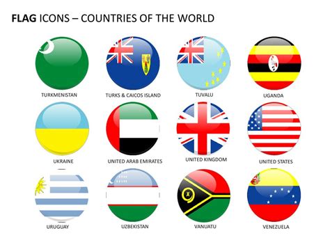 Flag Icons Countries Of The World Ppt Download