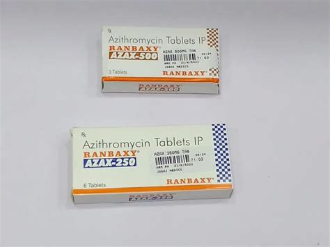 Azax 250 Azithromycin Tablets IP 250 Mg At Rs 72 Strip Of 3 Tablets In