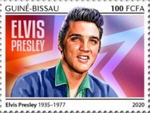 Stamp 85th Anniversary Of The Birth Of Elvis Presley Guinea Bissau