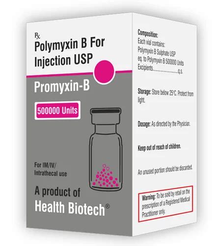 Polymyxin B Injection At Best Price In Baddi By Health Biotech Limited