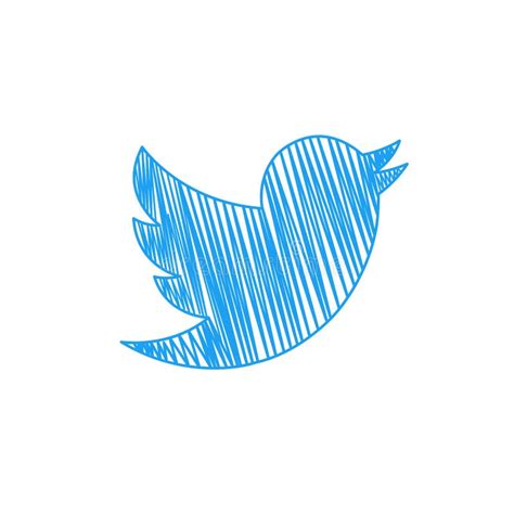 Logotipo De Twitter Con El Pájaro Aislado Sobre El Fondo Blanco Media Y