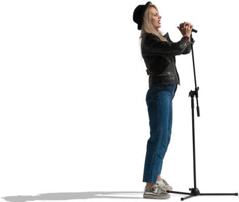 Singing Blonde Woman