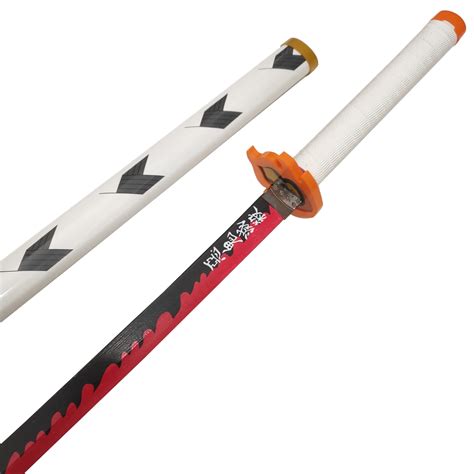 Kimetsu No Yaiba Rengoku Kyoujurou Wooden Katana Knives And Swords