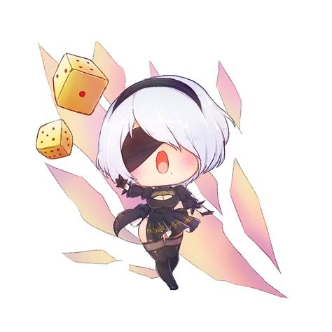 2b Chibi By Ladyhero Redbubble