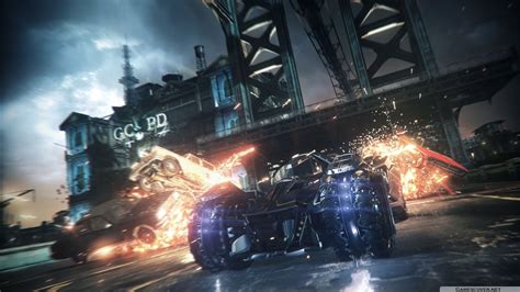 Batman Arkham Knight Bat Mobile Cool Wallpaper - Batman Arkham Knight ...