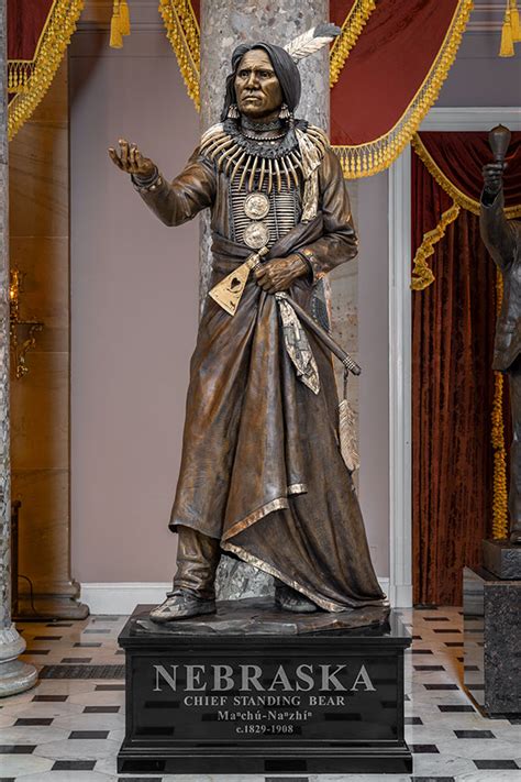 Chief Standing Bear Statue U S Capitol For Nebraska AOC