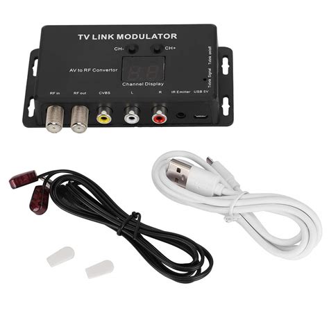 Uhf Modulator Tv Link Modulator Universal Composite A V To Rf Coax Agile Modulator Rf Tv Micro