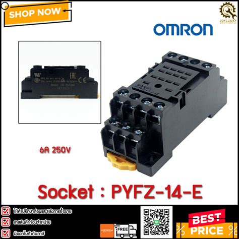 Socket OMRON PYFZ 14 E 14 Pins For MY4 H3Y 4 Joylucky Automation888