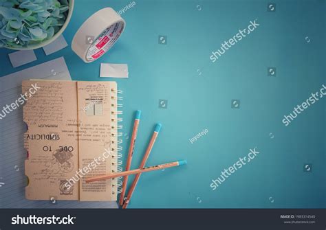 indonesia blank office desk backgroundbusiness office stock photo