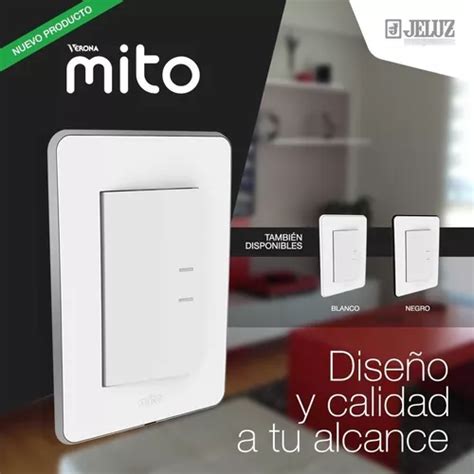 Pack X10u Llave Luz Armada Jeluz Mito Toma Doble Horizontal En Venta En