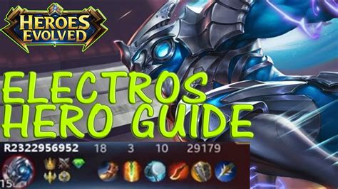 Heroes Evolved Electros Gameplay Hero Guide Strongest Hero Right