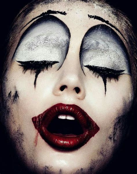 Pin By Rose Brown On Gothic Clown Makeup Dark Circus Fantasy Makeup