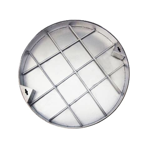 Stainless Steel Recessed Manhole Cover Round Shape With Reinforcement