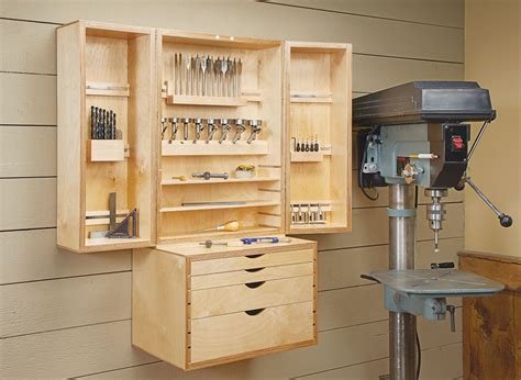 Drill Bit Storage Center Woodworking Project Woodsmith Plans