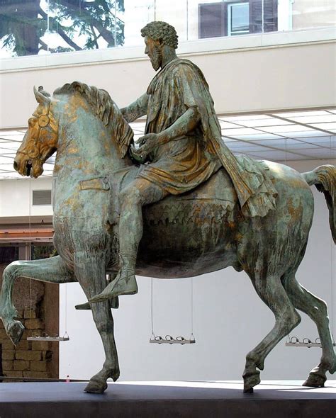 Equestrian Statue Of Marcus Aurelius 2nd Centuary Ad Roman Bronze