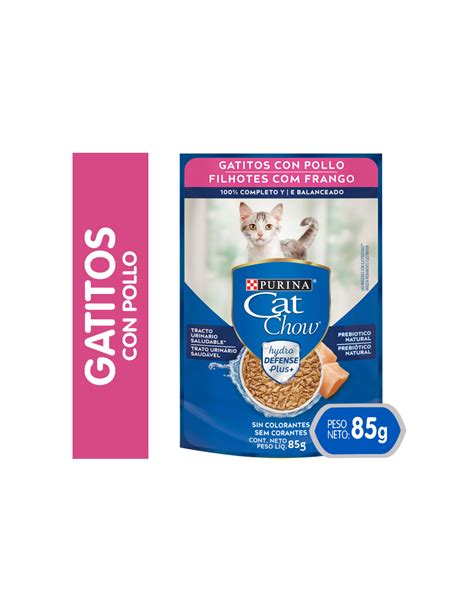 Purina Cat Chow Gatitos Defense Hydro Pollo