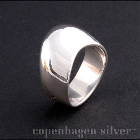 Georg Jensen Sterling Silver Ring 258 Copenhagen Silver